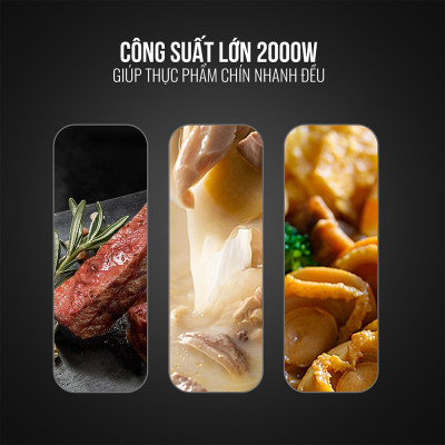 Nồi Chiên Hấp Hơi Nước Elmich AFE-3944 (20 Lít) - Hàng Chính Hãng