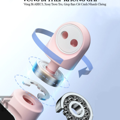 Dây Nhảy Thể Thao Lõi Thép Cao Cấp Teement Tự Động Đếm Số, Tích Hợp Đo Calo, Quãng Đường, Độ Dài Dây Tùy Chỉnh - Kèm Bóng Xoay Và Tạ Điều Chỉnh Khối Lượng, Có Tay Cầm Chống Trượt Tiện Lợi - Hàng Chính Hãng