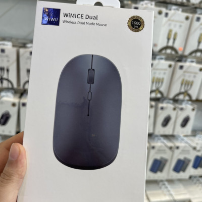 Chuột WiWU Wireless Dual Mode Mouse WM104 Dành Cho Các Thiết Bị Có Bluetooth Có Chân Sạc Type-C - Hàng Chính Hãng