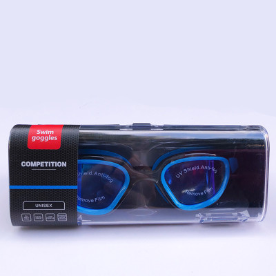 Kính Bơi Người Lớn ConQuest Tráng Gương Chống Sương Mù Chống Tia UV - Xanh Dương Đậm