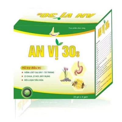 An Vị 30s - Thực phẩm chức năng hỗ trợ giảm viêm loét dạ dày 