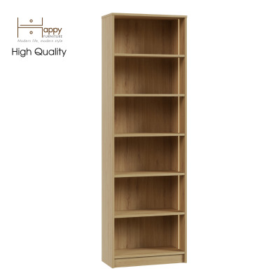 [Happy Home Furniture] CATY, kệ sách 6 tầng tích hợp đèn LED, 60cm x 28cm x 189cm (DxRxC), KSA_002_LED
