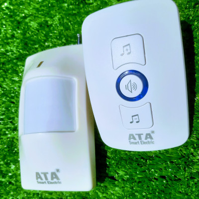 Bộ Chuông Báo Khách Chống Trộm Không Dây Hồng Ngoại Đa Năng ATA AT-338 Cao Cấp.