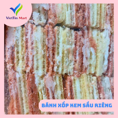Bánh Xốp Kem Sầu Riêng 400g VIETTIN MART