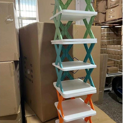 Kệ Để Giày Dép Chữ X Thông Minh Có Thể Tháo Lắp Gấp Gọn - Kệ Nhựa 5 Tầng Cao Cấp Để Đồ Trang Trí Đa Năng Tiện Dụng - CHÍNH HÃNG MINIIN