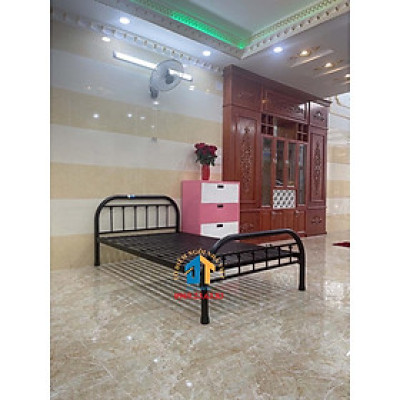 Giường sắt 1m2 kiểu bi siêu đẹp