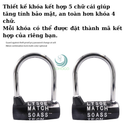 [MẪU CHỮ CÁI]-Khóa chữ cái 5 số-Ổ khóa chữ cái an toàn- Khóa vali chữ cái-Khóa balo 5 chữ-Khóa tủ chữ cái- Khóa chống trộm chữ cái- Khóa bảo mật không chìa- Khóa hành lý chữ cái- Khóa thông minh chữ cái