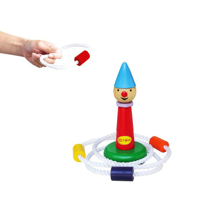 Đồ chơi gỗ Thảy vòng chú hề | Winwintoys 63082 | Phát triển khả năng phán đoán và khéo léo | Đạt tiêu chuẩn CE và TCVN