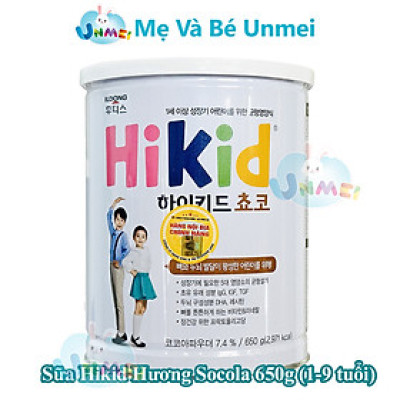 Sữa Hikid vị Socola Hàn Quốc thơm ngon bổ dưỡng 650g -
