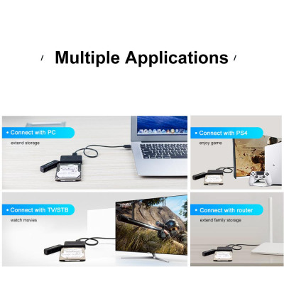 Bộ chuyển đổi ổ cứng OImaster EB-0001AU3 2.5 "SATA I / II / III to USB3.0 cho SSD HDD