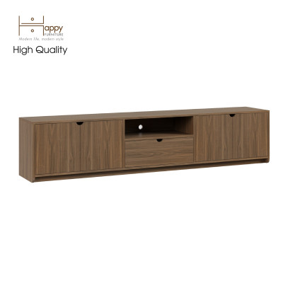 [Happy Home Furniture] CIRCLE , Kệ TIVI 4 cánh mở - 1 ngăn kéo , 220cm x 40cm x 48cm ( DxRxC), KTV_019