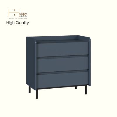 [Happy Home Furniture] LAVIA, Tủ lưu trữ 3 ngăn kéo - Chân sắt, 66cm x 40cm x 66cm ( DxRxC), THK_154