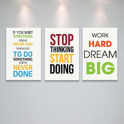 Bộ Tranh treo văn phòng tạo động lực -  PGĐL1167