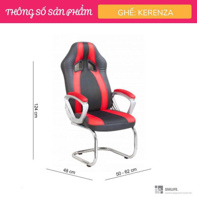 Ghế phòng net lưng cao chân quỳ SMLIFE Kerenza