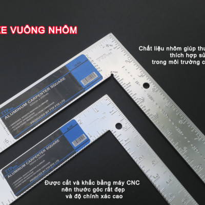 THƯỚC KE VUÔNG NHÔM TTPusa