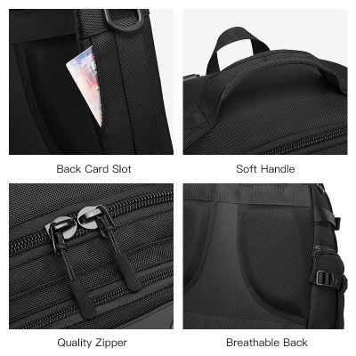 Balo Du Lịch Cỡ Lớn Đa Năng Chống Thấm Nước OZUKO Dành Cho Nam