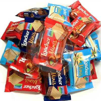 Bánh xốp Loacker nhập khẩu Ý vị bánh xốp mịn, giòn tan, thơm và cung cấp nguồn năng lượng cho cơ thể - Nhiều vị, nhiều size - OZ Slim Store