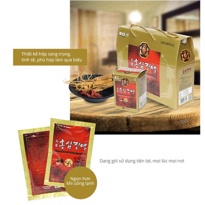 Nước Hồng Sâm Hàn Quốc Cao Cấp 6 Năm Tuổi Chong Kun Dang - 6 Years Korean Red Ginseng Eextract Liquid (Hộp 30 gói x 70ml)