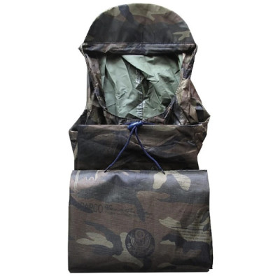 Áo mưa cánh dơi người lớn dài 1,4m*1,2m, hoạ tiết rằn ri, chất liệu vải dù dày dặn - hàng chính hãng