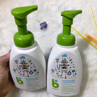 Nước rửa bình sữa Babyganics 473ml
