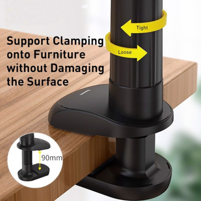 Giá đỡ điện thoại, iPad chân kẹp hiệu Baseus - Hàng chính hãng