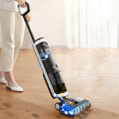 Combo Máy Hút Bụi Lau Nhà Thông Minh Tineco Floor One S3 - Xử Lý Khô & Ướt - Tự Động Vệ Sinh + Trục Lăn + Nước Lau Sàn