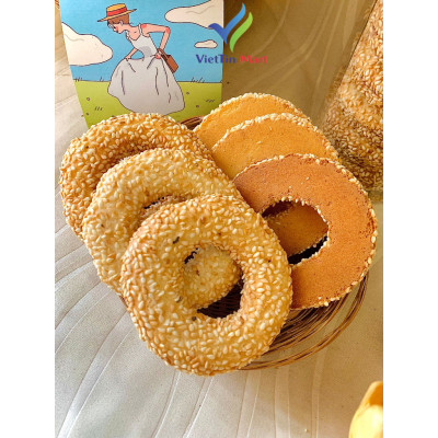 Bánh Vòng Mè Bơ Sữa 250g VIETTIN MART
