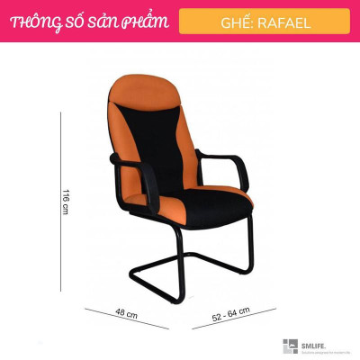 Ghế văn phòng chân quỳ lưng cao SMLIFE Rafael
