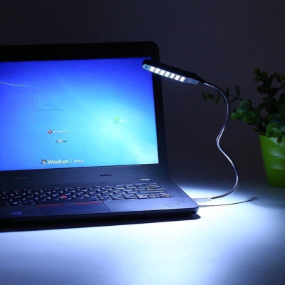 Đèn Led 28 Bóng Uốn Dẻo Siêu Sáng Cắm Cổng Usb Thích Hợp Cho Việc Học Hành Buổi Tối, Đọc Sách, Soi Sáng Khi Cúp Điện