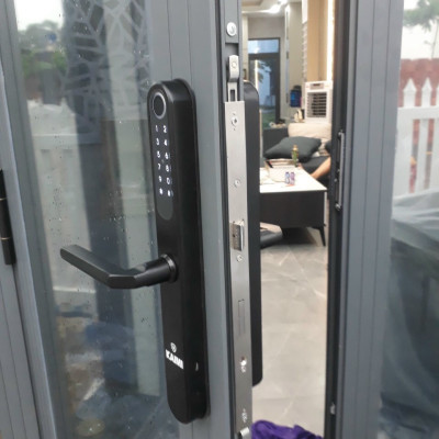 Khóa Thông Minh Cửa Nhôm Xingfa, Cửa Sắt Kaimi CN104 - Hàng Chính Hãng