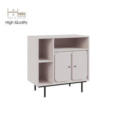 [Happy Home Furniture] SWEETY, Tủ lưu trữ 2 cửa mở - chân sắt, 78cm x 40cm x 78cm ( DxRxC), TCM_059