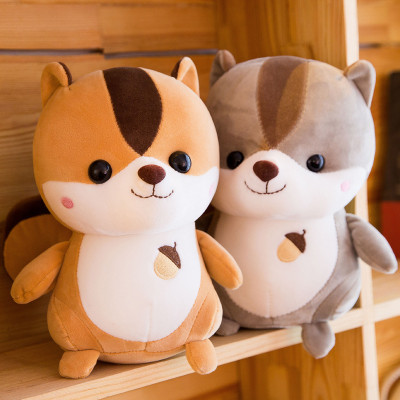 Gấu bông con sóc dễ thương, sóc con đáng yêu siêu cute (25cm--->38cm) vải miniso 4 chiều mềm mại cao cấp, an toàn cho trẻ nhỏ