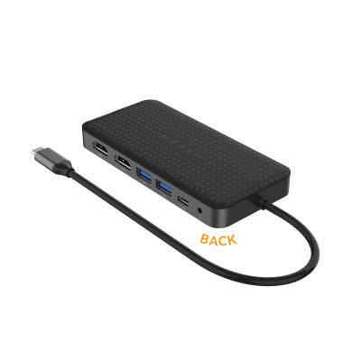 CỔNG CHUYỂN HYPER DUAL 4K HDMI 10 in1 ( ra 2 MÀN HÌNH) USB-C HUB FOR MACBOOK M1 HDM1H- Hàng chính hãng