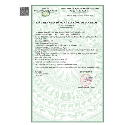 Táo Kết PQA Thành Phần Thiên Nhiên Hỗ Trợ Nhuận Tràng, Thông Tiện, Giảm Táo Bón Hộp 250ml