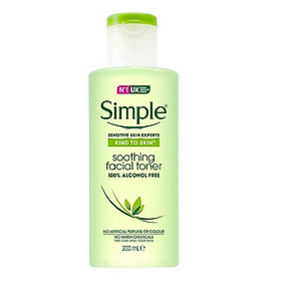 Nước Hoa Hồng Simple Kind To Skin Soothing Facial Toner (200ml) [ Được Mask 3W Clinic ]