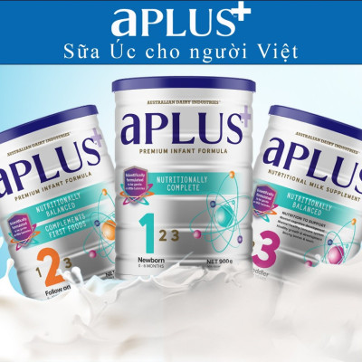 Sữa Aplus số 1 Nhập Khẩu Úc Dành Cho Bé từ 0 Đến 6 Tháng Tuổi - 900g - Chính Hãng