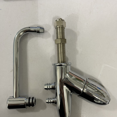 Vòi nước inox loại ngắn cổ thấp dùng cho máy lọc ion kiềm nhập khẩu Nanometer Đài Loan