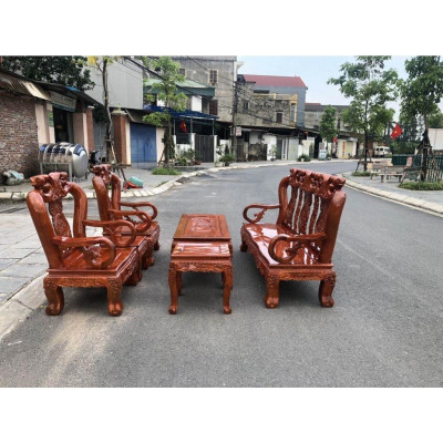 Bộ bàn ghế mẫu quốc đào  "quá đẹp luôn các bác"- Đồ Gỗ Bình Long 0388639288