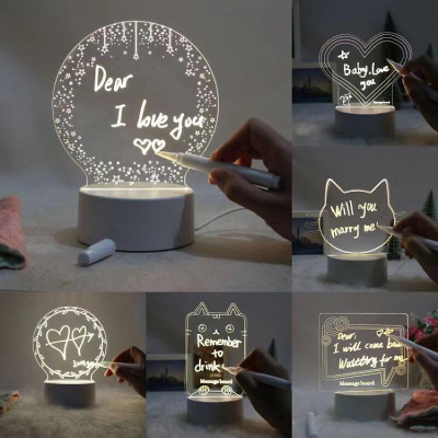 Đèn Ngủ 3d Ghi Note 16 Màu Có Điều Khiển Cắm Điện Trực Tiếp Công Tắc 3 Màu Giao Hình Ngẫu Nhiên