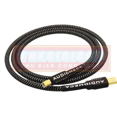 ROGTZ Dây USB AUDIOMECA MẠ BẠC Dài 1,5m - Hàng Nhập Khẩu