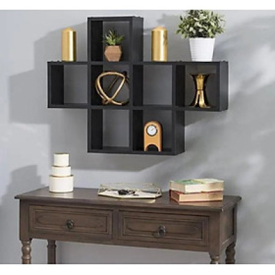 Kệ Gỗ Treo Tường 7 Ngăn Juno Sofa CTKT519 KT 80x15x60cm