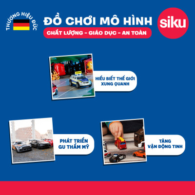 Đồ Chơi Mô Hình Xe Tuần Tra Cảnh Sát Đức Siku 1552