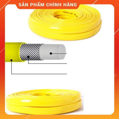 ️ Bộ dây vòi xịt nước rửa xe,tưới cây ,tăng áp 3 lần,loại 7m,10m 206701-2 đầu đồng,cút đồng+ móc khoá