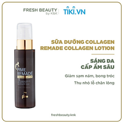 Lotion sữa dưỡng trắng da Pime 86% Collagen cấp ẩm phục hồi, hỗ trợ giảm tàn nhang sạm nám 100g