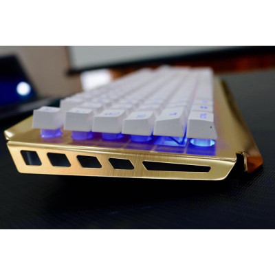 Bàn phím giả cơ Newmen GM100s Gold_white - Hàng chính hãng