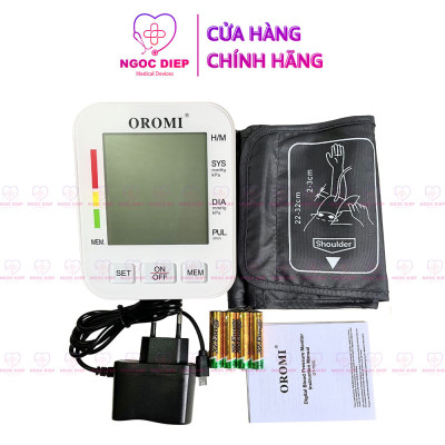 Máy đo huyết áp điện tử bắp tay OROMI GT-702C - Nhập khẩu chính hãng - Bảo hành 3 năm