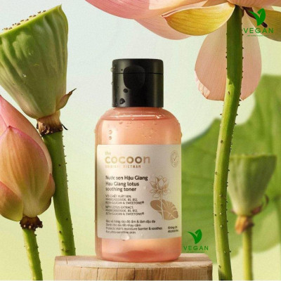 Toner Nước cân bằng da Sen Hậu Giang cocoon 140ml