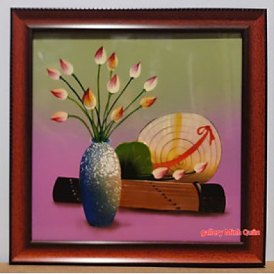 Tranh sơn mài nghệ thuật Hoa Sen