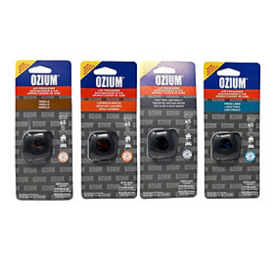 Nước hoa kẹp cửa gió điều hòa xe hơi, hiệu OZIUM, 4ml/cái.