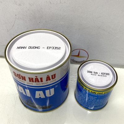 Sơn epoxy Hải Âu màu xanh dương EP352 1L/Bộ